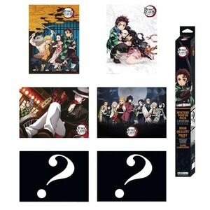 Demon Slayer Mystery Posters 2 Posters Per Pack 20.5 X 15 In. High Quality‎